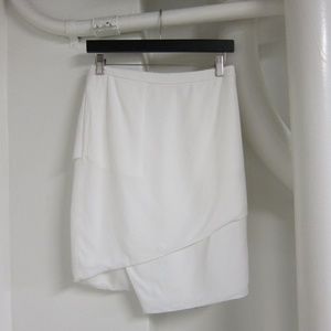 Authentic J Brand White Layer Skirt